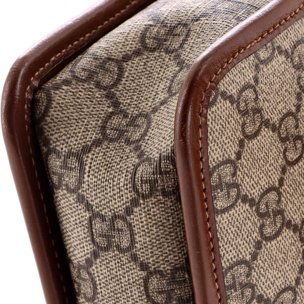 Gucci Mini Interlocking G Patch Camera Bag Gg Coa… - image 6